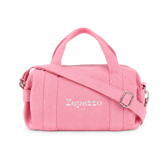 Petit Polochon avec bandoulière Bois de Rose – Repetto B0378TL