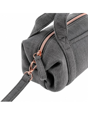 Mini Polochon bandoulière Gris Chiné Foncé – Repetto B0398J