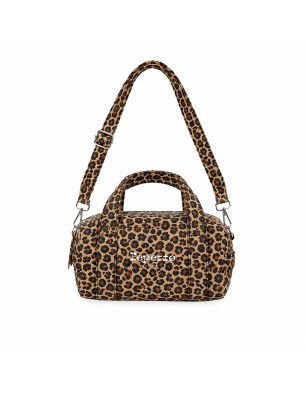 Mini Polochon bandoulière Marron Léopard – Repetto B0398TL
