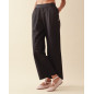 Pantalon large Noir S0795