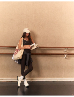 Casquette écru brodée SACRE Paris – Unisexe coton