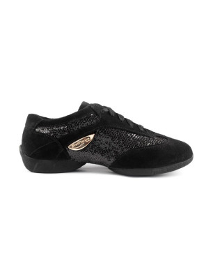 Sneakers PD01 Fashion Portdance Black Suede Sole