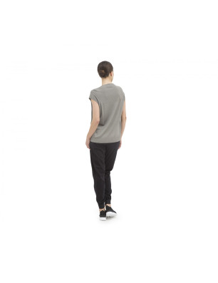 Pull boîte tricot fin gris acier Repetto S0387