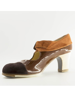 Chaussure de Flamenco Tricolore de Begona Cervera 38
