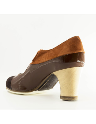 Chaussure de Flamenco Tricolore de Begona Cervera 38