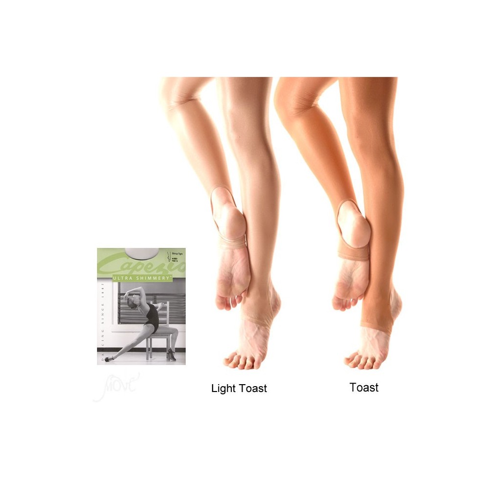 Collants etriers brillants CAPEZIO 1881