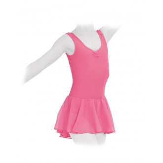 Tunique à fronces fillette Repetto DE600 Rose poupée