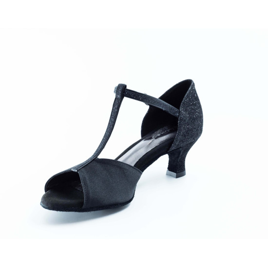 Chaussures de danses latines Noir Lidmag 4/14 50mm - FAME La Maison De La Danse