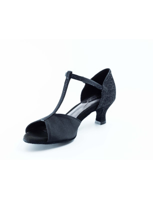 Chaussures de danses latines Noir Lidmag 4/14 50mm - FAME La Maison De La Danse