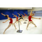 PINA - Double barre de danse mobile avec Roulettes