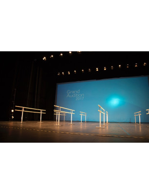 PINA - Double barre de danse mobile sans Roulettes Dinamica ballet - FAME LaMaisonDeLaDanse