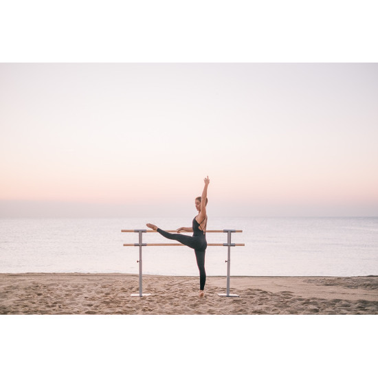 GISELLE - Double barre de danse mobile sans Roulettes Dinamica ballet - FAME LaMaisonDeLaDanse