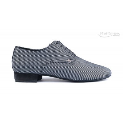 PD018 Fashion Portdance Black/white Suede