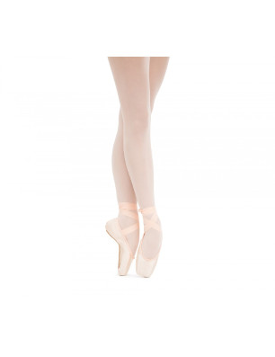 Pointe Julieta avec rubans coton - Boîte large Semelle Souple REPETTO T145RL - FAME La Maison De La Danse