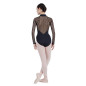 Justaucorps résille col officier Repetto D0712