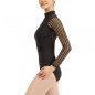 Justaucorps résille col officier Repetto D0712