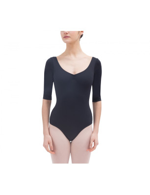 Justaucorps manches 3/4 Repetto D0645 - FAME La Maison De La Danse