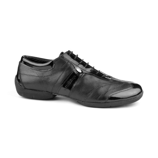 Chaussures PD Pietro Street Cuir Noir Pattern Portdance Portdance - FAME LaMaisonDeLaDanse