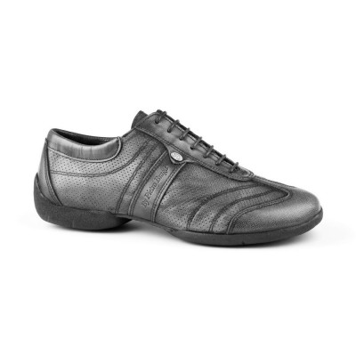 Chaussures PD Pietro Street Cuir Gris Portdance Portdance - FAME LaMaisonDeLaDanse