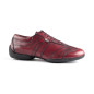 Sneakers PD Pietro Street Cuir Bordeaux Portdance