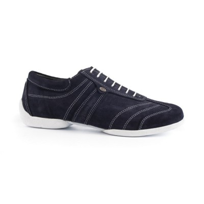 Chaussures PD Pietro Street Blue Nubuck White Sole Portdance Portdance - FAME LaMaisonDeLaDanse