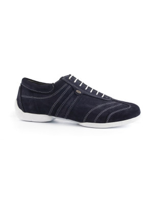 Chaussures PD Pietro Street Blue Nubuck White Sole Portdance Portdance - FAME LaMaisonDeLaDanse