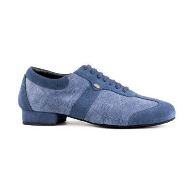 Chaussures PD Pietro Street Blue Denim Suede Sole Portdance Portdance - FAME LaMaisonDeLaDanse