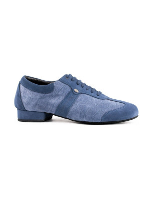Chaussures PD Pietro Street Blue Denim Suede Sole Portdance Portdance - FAME LaMaisonDeLaDanse