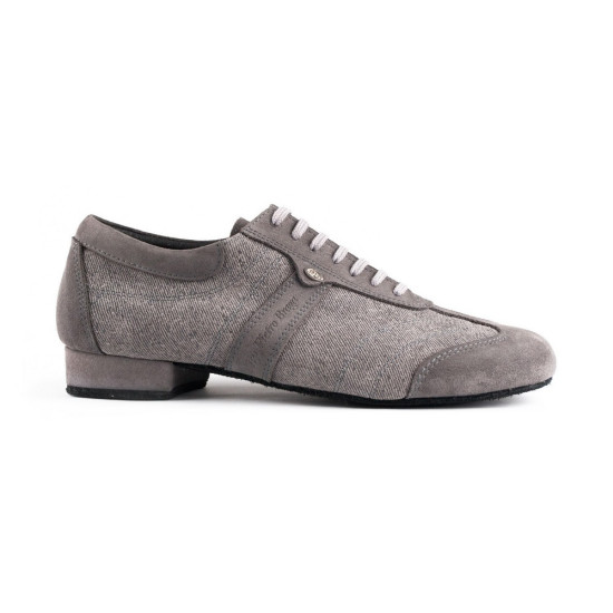 Chaussures PD Pietro Street Gris Denim Suede Sole Portdance - FAME La Maison De La Danse
