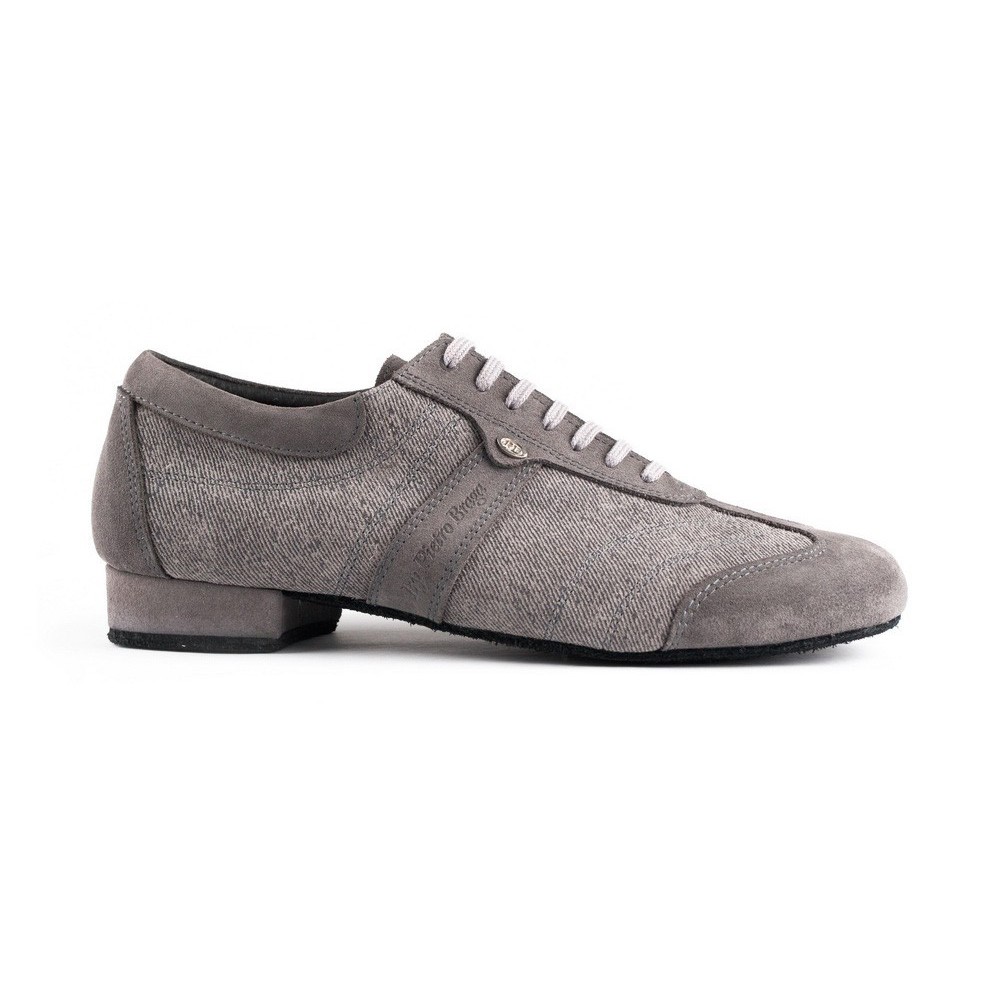 Chaussures PD Pietro Street Gris Denim Suede Sole Portdance