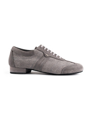 Chaussures PD Pietro Street Gris Denim Suede Sole Portdance - FAME La Maison De La Danse