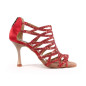 Chaussures Red Glitter Portdance PD803