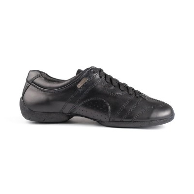 Sneakers cuir PD CASUAL 001 BLACK Portdance Portdance - FAME LaMaisonDeLaDanse