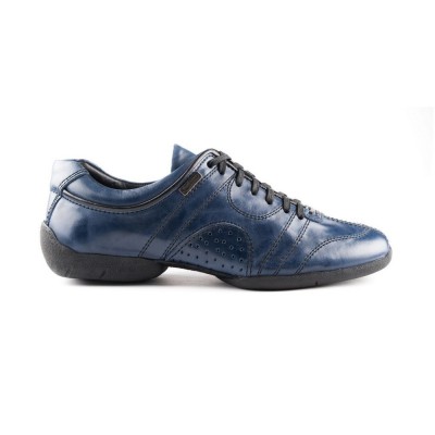 Sneakers cuir PD CASUAL 001 BLUE Portdance - FAME La Maison De La Danse