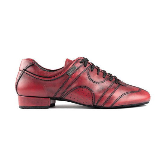Chaussures cuir PD CASUAL 001 BORDEAUX SUEDE SOLE Portdance Portdance - FAME LaMaisonDeLaDanse
