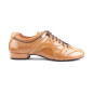 Chaussures cuir PD CASUAL 001 CAMEL SUEDE SOLE Portdance