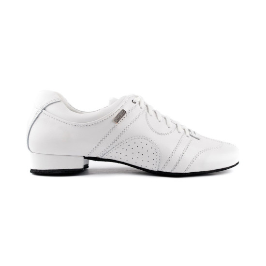 Chaussures cuir PD CASUAL 001 WHITE SUEDE SOLE Portdance - FAME La Maison De La Danse