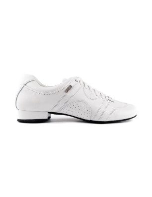 Chaussures cuir PD CASUAL 001 WHITE SUEDE SOLE Portdance - FAME La Maison De La Danse