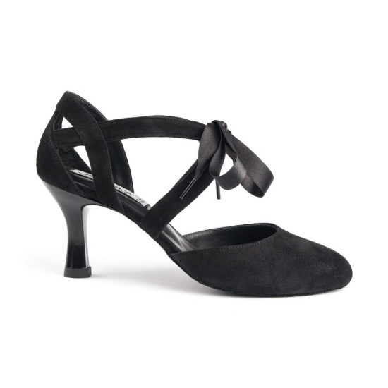 Chaussures cuir PD125 BLACK NUBUCK Portdance Portdance - FAME LaMaisonDeLaDanse