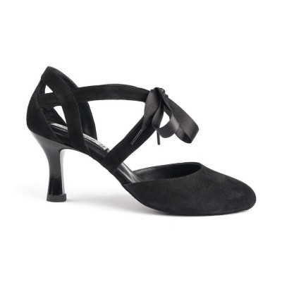 Chaussures cuir PD125 BLACK NUBUCK Portdance Portdance - FAME LaMaisonDeLaDanse