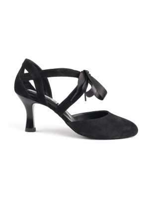Chaussures cuir PD125 BLACK NUBUCK Portdance Portdance - FAME LaMaisonDeLaDanse