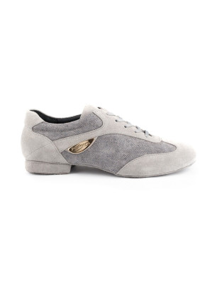 Chaussures Denim PD07 FASHION GREY SUEDE SOLE Portdance - FAME La Maison De La Danse