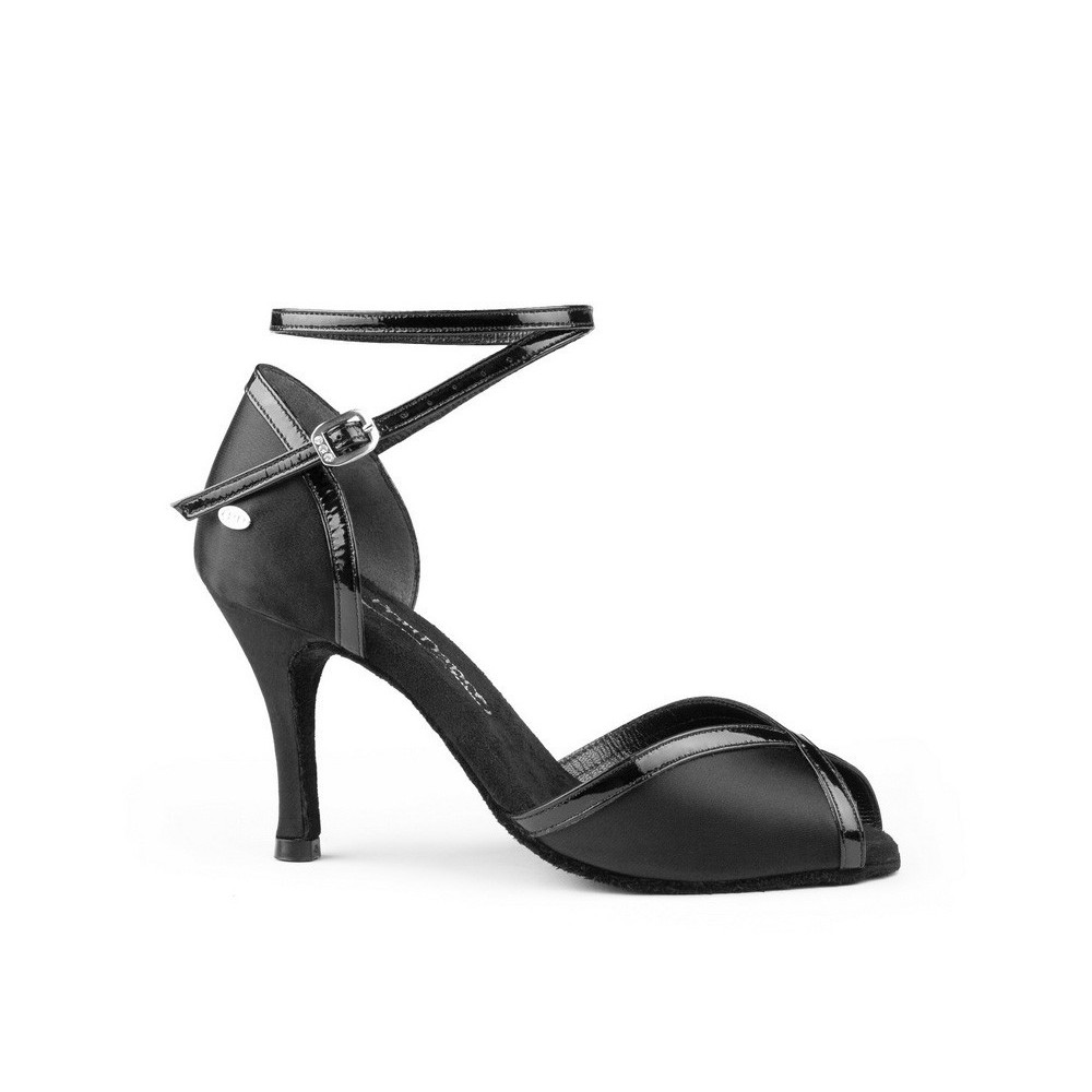 Chaussures BLACK SATIN Portdance PD500