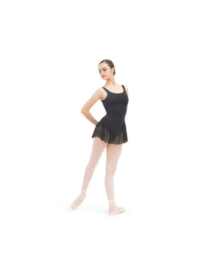 Tunique à larges bretelles détails en résille Repetto D083 - FAME La Maison De La Danse