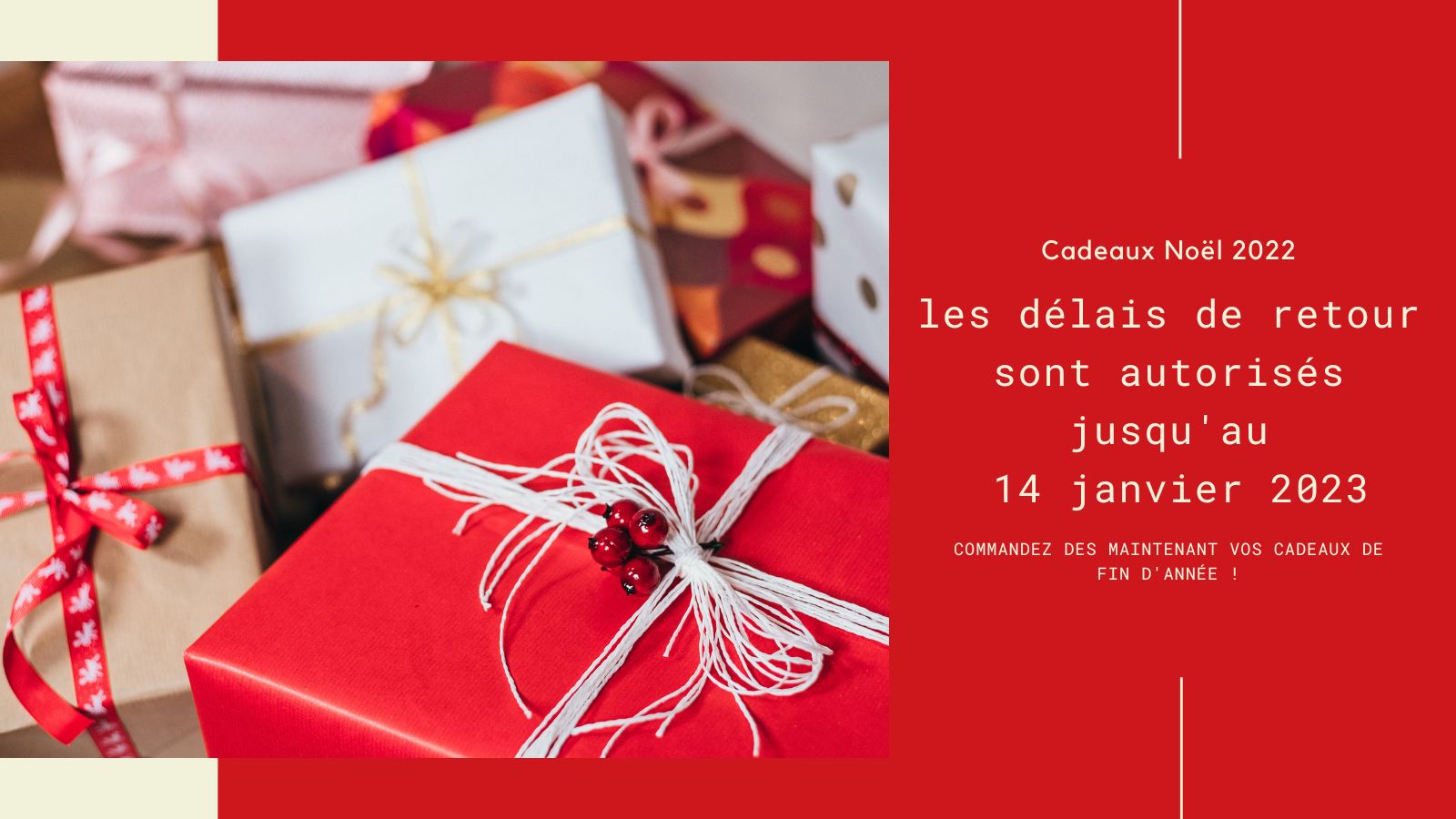 Idées Cadeaux et Livraison Noël